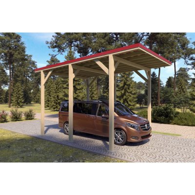 Holzbrüder Ralf na karavan impregnace/červená 4 x 6 m – HobbyKompas.cz