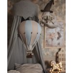 Super Balloon dekorativní horkovzdušný balón střední modrá/krémová – Zboží Dáma