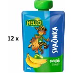 Hello ovocná kapsička s Banány 12 x 100 g – Zboží Dáma