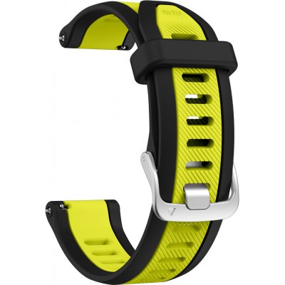 Drakero Silikonový řemínek performance pro Garmin Forerunner 165 černo-zelený 20 mm 10573-2 – Hledejceny.cz