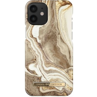 Pouzdro iDeal Of Sweden Fashion Apple iPhone 12/12 Pro - Golden Sand Marble