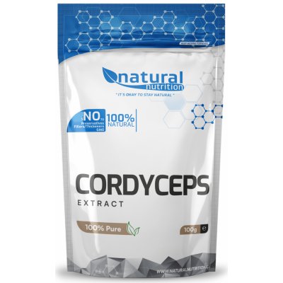 Natural Nutrition Cordyceps extrakt prášek 40% polysacharidů 100 g – Hledejceny.cz