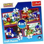 TREFL Sonic Dobrodružná jízda 4v1 35,48,54,70 dílků – Zboží Dáma