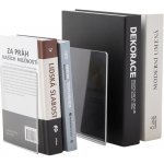 Verk Group Zarážka na knihy - 6ks, transparentní plexisklo RUHHY – Zboží Dáma