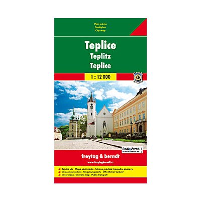 Plán města Teplice 1:10 000 měkká – Zboží Mobilmania