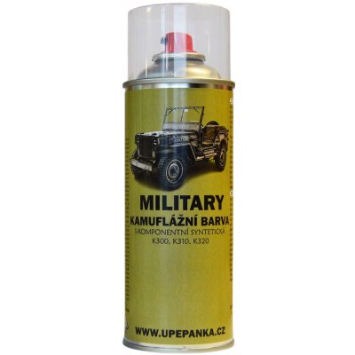 K2 kamuflážní barvy military Syntetická ve spreji 400ml Odstin: RAL 9021 | Zboží Auto