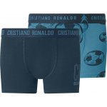 CR7 chlapecké boxerky 2 kusy navy modrá / modrá – Sleviste.cz