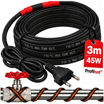 Topný kabel profiHOT 3 m 48 W – Hledejceny.cz