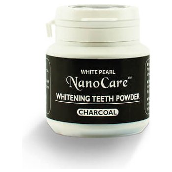 White Pearl Nanocare charcoal whitening powder s aktivním uhlíkem 30 g