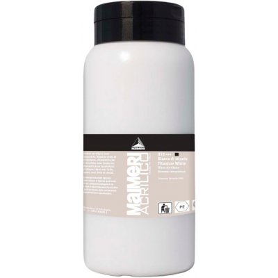 Maimeri Acrilico akrylová barva 1000 ml běloba titanová – Hledejceny.cz