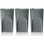 Prosperplast Sortibox 3 x 35 l šedý kámen – Zboží Mobilmania