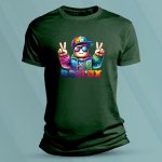 Sandratex Bavlněné dětské tričko Roblox hráč 2 Lahvově zelená – Hledejceny.cz