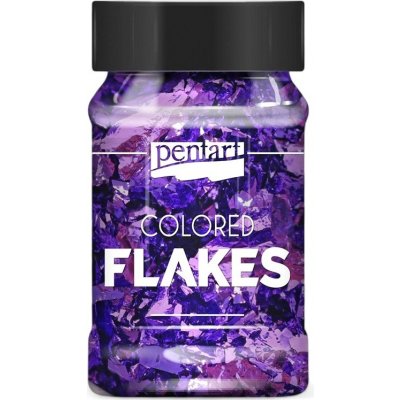Metalické fóliové vločky Pentart 100 ml / tmavě fialové – Zboží Dáma Metalické fóliové vločky Pentart 100 ml / tmavě fialové – Zboží Dáma