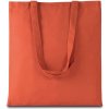 Nákupní taška a košík KiMood Taška Ki0223, bavlněná, 38x42 cm, Orange Oranžová burnt