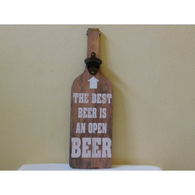 KOVOVÝ OTVÍRÁK NA LAHVE BEER - NÁSTĚNNÝ 50 x 15 cm – Hledejceny.cz