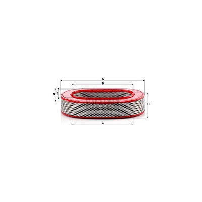 C37145 MANN-FILTER Vzduchový filtr – Hledejceny.cz
