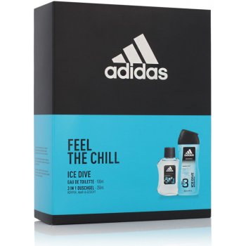 Adidas Ice Dive EDT 100 ml + sprchový gel 250 ml dárková sada