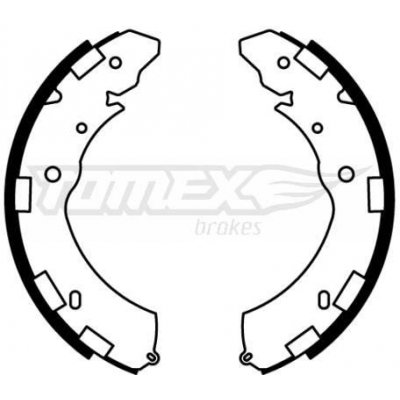 TOMEX Brakes Sada brzdových čelistí TMX TX 22-37 | Zboží Auto