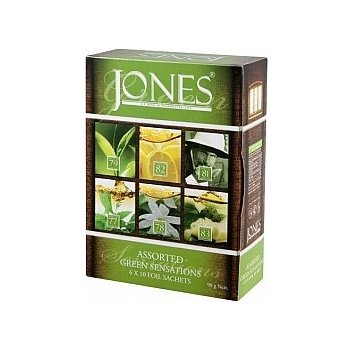 Jones Tea variace zelených čajů 60 sáčků