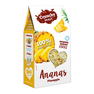 Royal Pharma Crunchy snack Mrazem sušený ananas 20 g – Zbozi.Blesk.cz