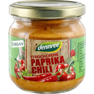 Dennree Pomazánka paprika a chilli BIO 180 g – Zboží Dáma