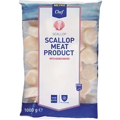 Metro Chef Hřebenatky 10/20 hluboce zmrazené 900g – Zboží Dáma