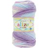 Příze Alize Sekerim Bebe Batik 3483 fialově - modrá