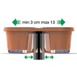 Bama Klunia 40 30230 truhlíky 40 x 19,8 x 18,5 terakota – Sleviste.cz