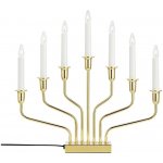 Markslöjd 706561 - Vánoční svícen BROSA 7xE10/3W/230V zlatá | 706561 – Hledejceny.cz