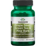 Swanson Grape Seed Green Tea & Pine Bark 60 kapslí – Hledejceny.cz