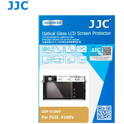 JJC ochrana LCD GSP-X100V ochranné sklo na LCD pro FUJI. X100VI, X100V, X100, X100S, X100T,X100F, X-T4, X-E4, X-M5 – Zboží Živě