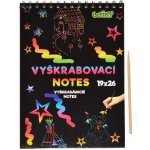 Vyškrabovací notes 26x19cm 10 listů – Zboží Mobilmania