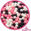 Dekorace na dort SweetArt cukrové perly Minnie mix 7 mm (80 g) dortis