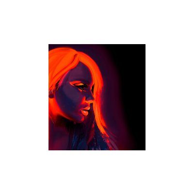 Neonový make-up svítící ve tmě (30ml), oranžový