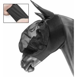Umbria Equitazione Maska proti hmyzu s ochranou uší Stretch černá