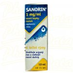 SANORIN NAS 1MG/ML NAS GTT SOL 1X10ML – Sleviste.cz