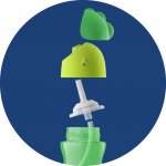 Avent hrníček s brčkem zelený 300 ml – Hledejceny.cz