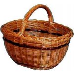 Košík na houby oválný 36x28x32cm lakovaný – Zboží Dáma