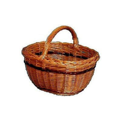 Košík na houby oválný 36x28x32cm lakovaný – Zboží Dáma