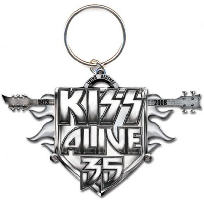 CurePink přívěsek na klíče Kiss Alive 35 Tour KISSKEY10