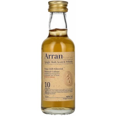 The Arran Malt Single Malt Scotch Whisky 10y 46% 0,05 l (holá láhev) – Hledejceny.cz