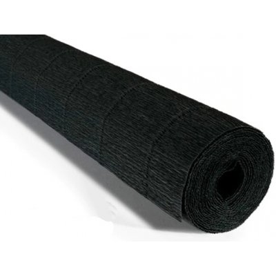 Italský krepový papír Cartotecnica Rossi 180g (50 x 250cm) - černá 602 – Hledejceny.cz