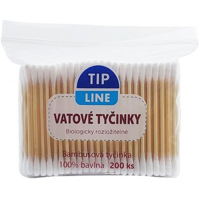 Tip Line vat tyčinky Bambus 200 ks – Sleviste.cz