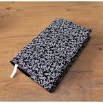 Obal na knihu bílé větvičky na černé – Sleviste.cz