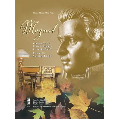 Concerto No. 5 in D Major, KV175 Music Minus One Piano Deluxe 2-CD Set klasick skladby pro klavír 994464 – Hledejceny.cz