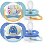 Avent Philips šidítko Ultra air Play chlapec 2 ks V004293 – Zboží Mobilmania