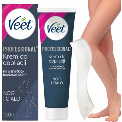 Veet Professional All Skin Types depilační krém pro všechny typy pokožky 100 ml – Zboží Mobilmania