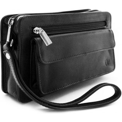 Kožená jednozipová etue 611-2014-60 Černá – Hledejceny.cz