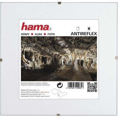 Hama Clip-Fix, antireflexní sklo, 20x20 cm – Zbozi.Blesk.cz