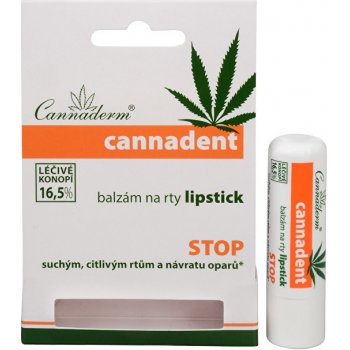 Cannaderm Cannadent balzám na rty lipstick 4,5 g